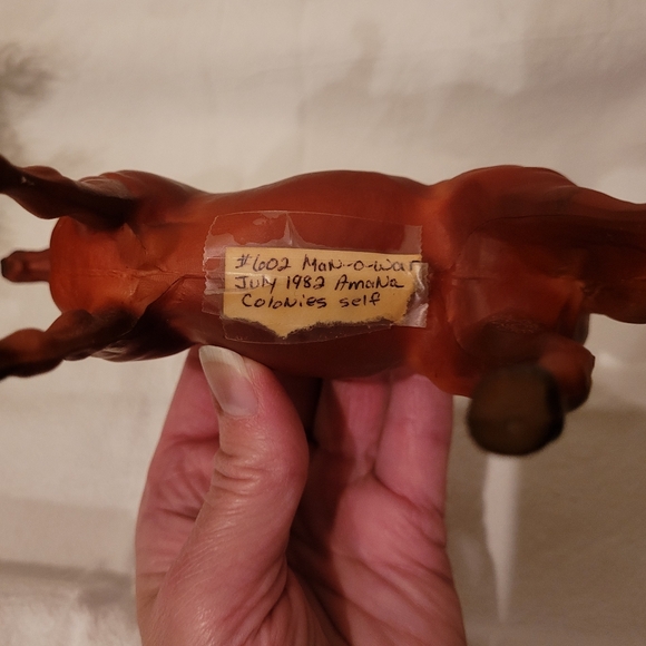 Breyer Man O' War Model Horse #602 Red Chestnut Matte Produced from 1975-1990. - Picture 9 of 11